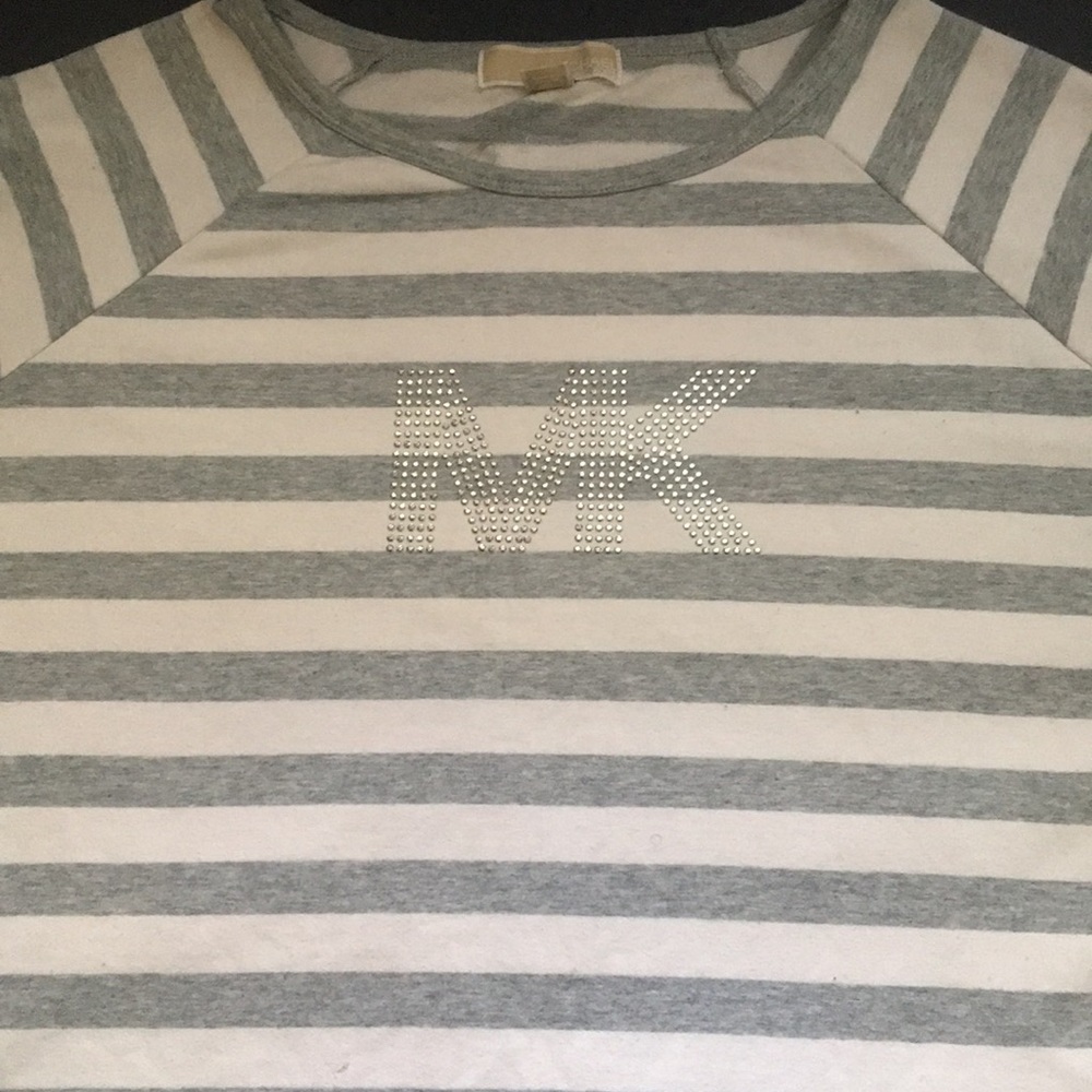 Michael kors long sleeved embellished shirt